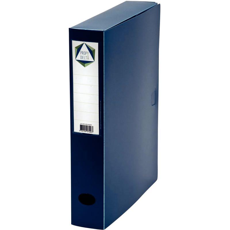 Image de  Boite de classement en polypropylène dos 6 cm, bleu 