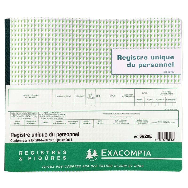 Image de  Registre unique du personnel 