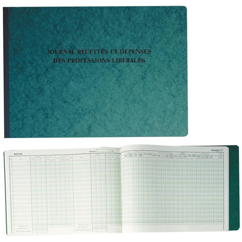 Image de  Piqûre de 80 pages recettes et dépenses des professions libérales 