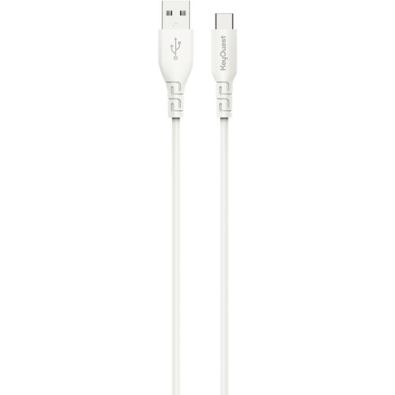Image de  Cordon USB type A vers type C 1,2m blanc 