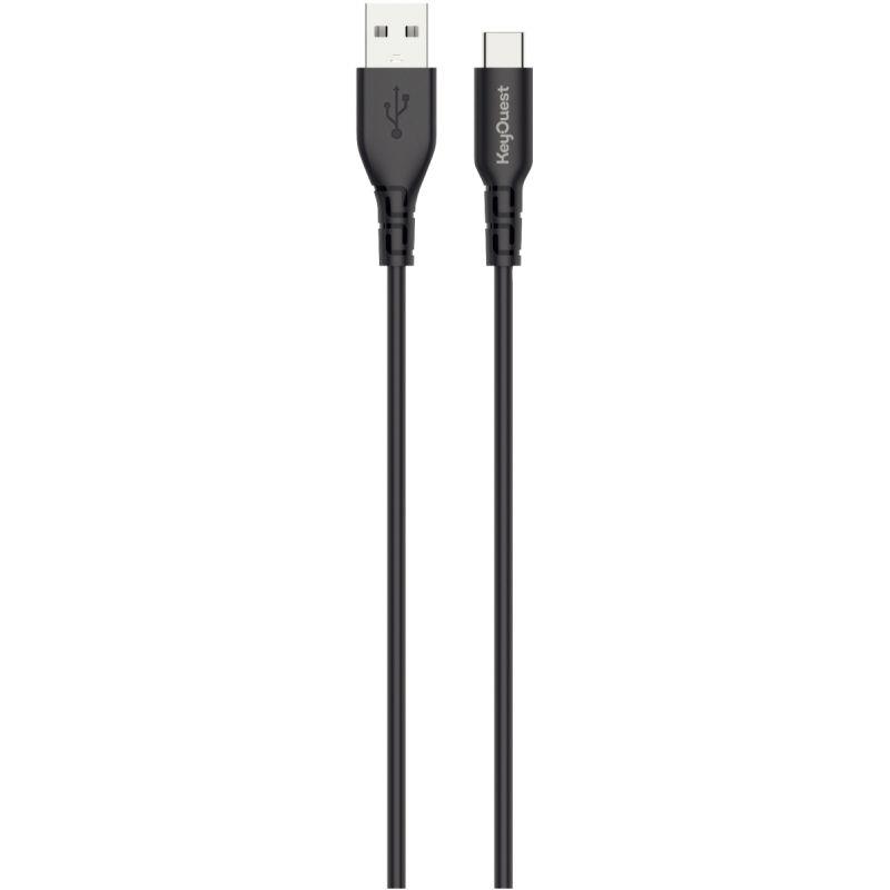Image de  Cordon USB type A vers type C 1,2m noir 