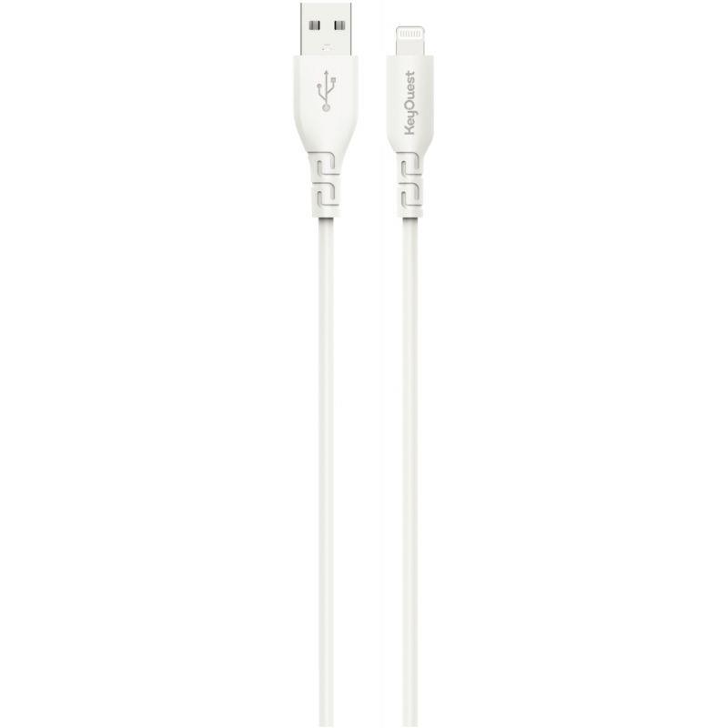 Image de  Cordon USB type A vers Lightning 1,2m blanc 