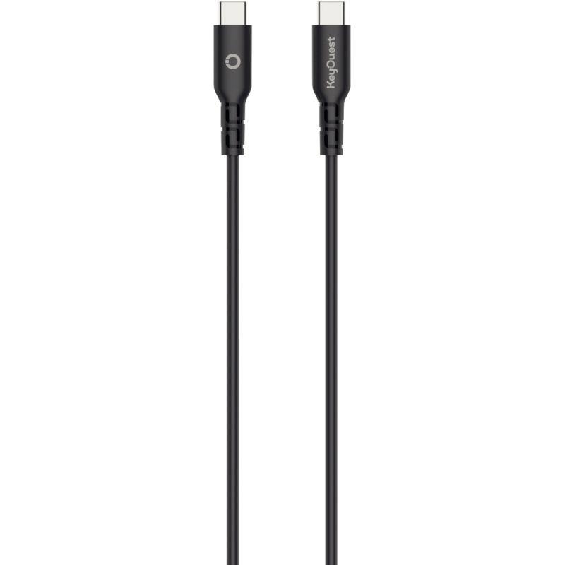 Image de  Cordon USB type C vers C 1,2m noir 