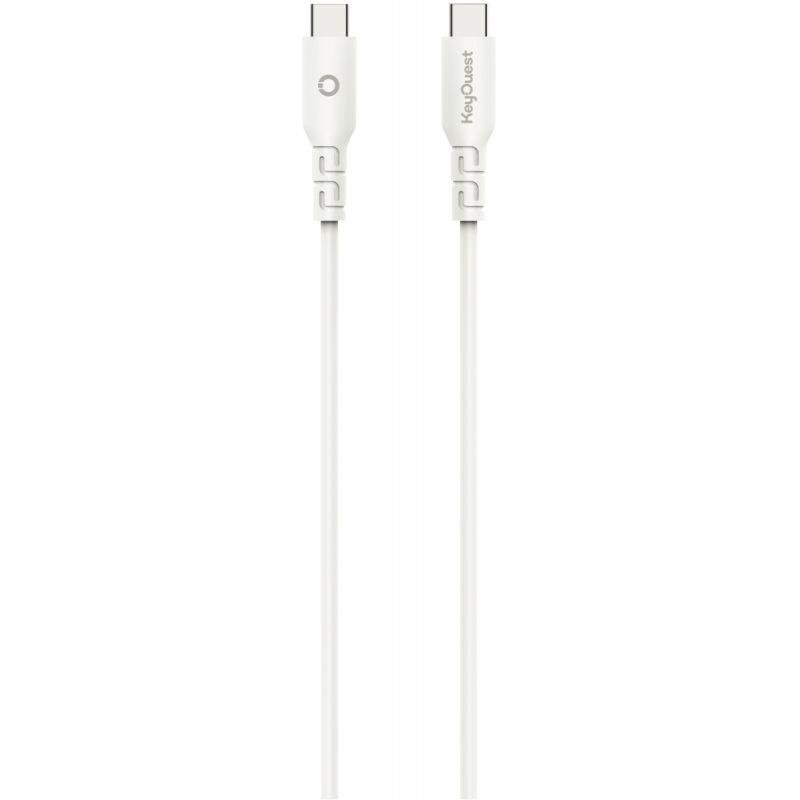 Image de  Cordon USB type C vers C 3m blanc 