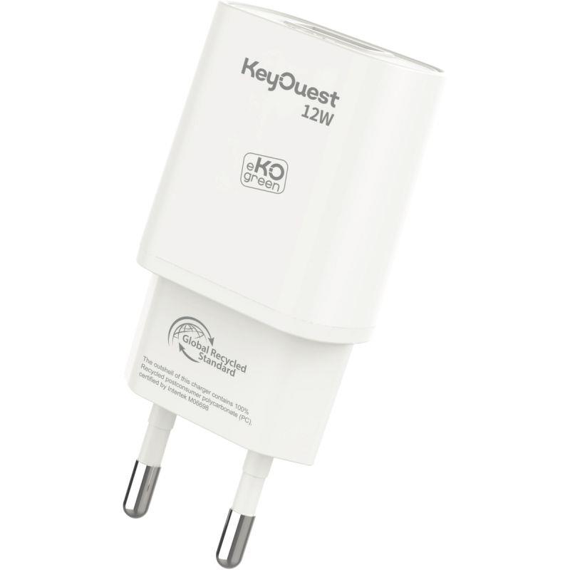 Image de  Chargeur secteur 1 port USB-A 12W blanc 
