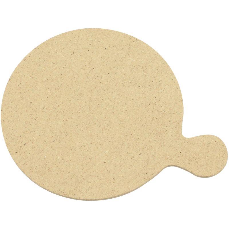 Image de  Lot de 10 dessous de verre en bois diamètre 10 cm 