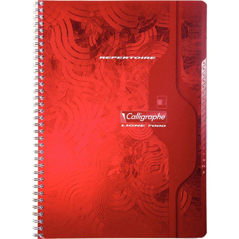 Image de  Répertoire à reliure intégrale 180 pages, format A4, quadrillé 5x5, papier 70g 