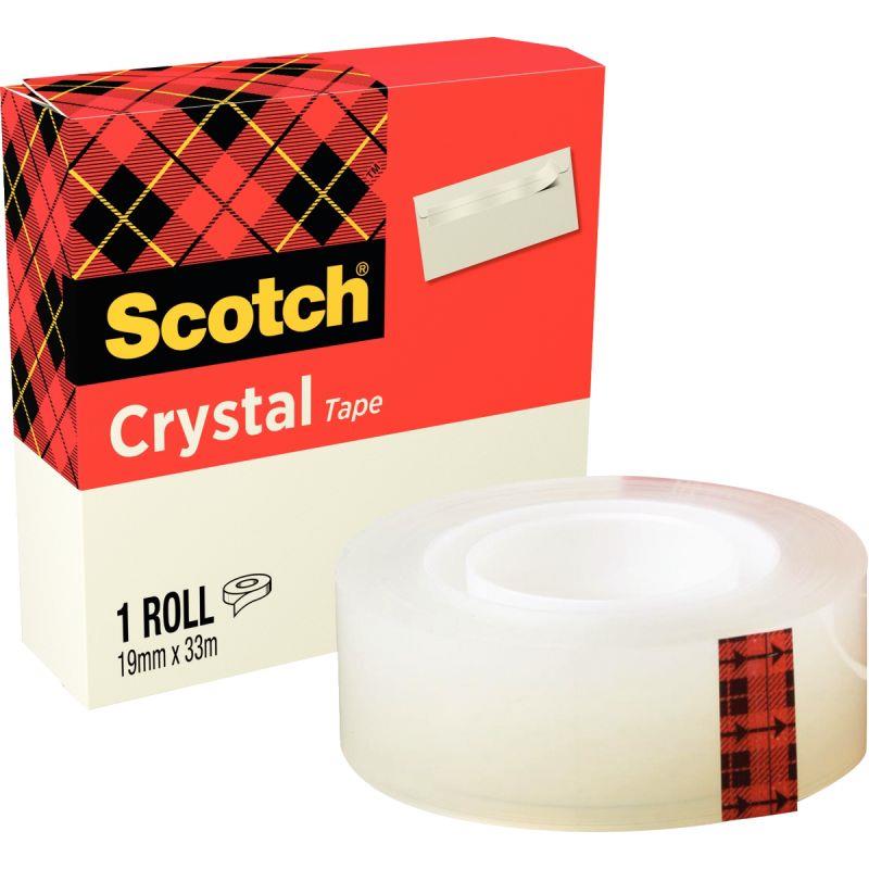 Image de  Rouleau adhésif transparent Cristal 19mmx33m 