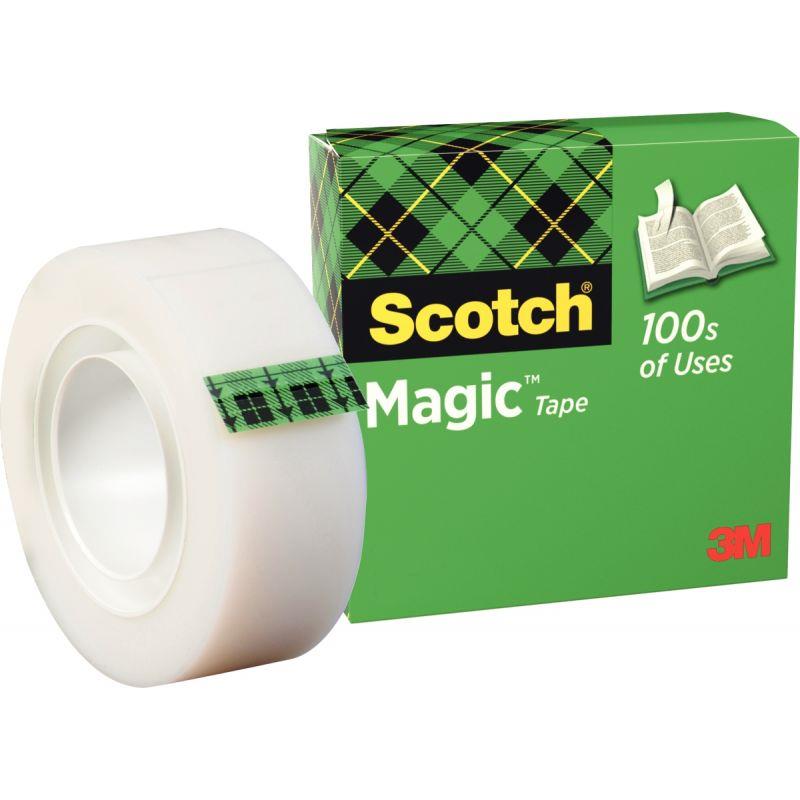 Image de  Rouleau adhésif Scotch Magic invisible 19mmx33m 