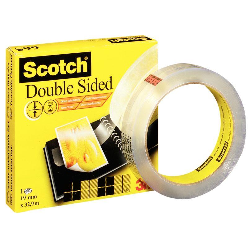 Image de  Rouleau adhésif double face 19mmx33m 