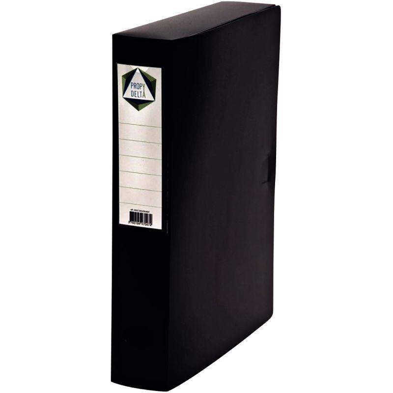 Image de  Boite de classement en polypropylène dos 6 cm, noir 