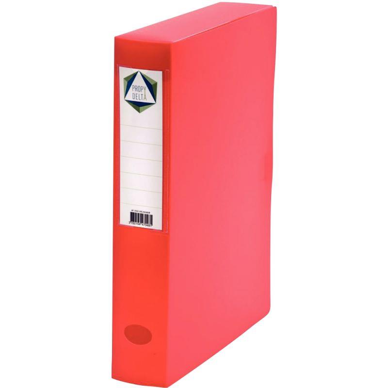 Image de  Boite de classement en polypropylène dos 6 cm, rouge 
