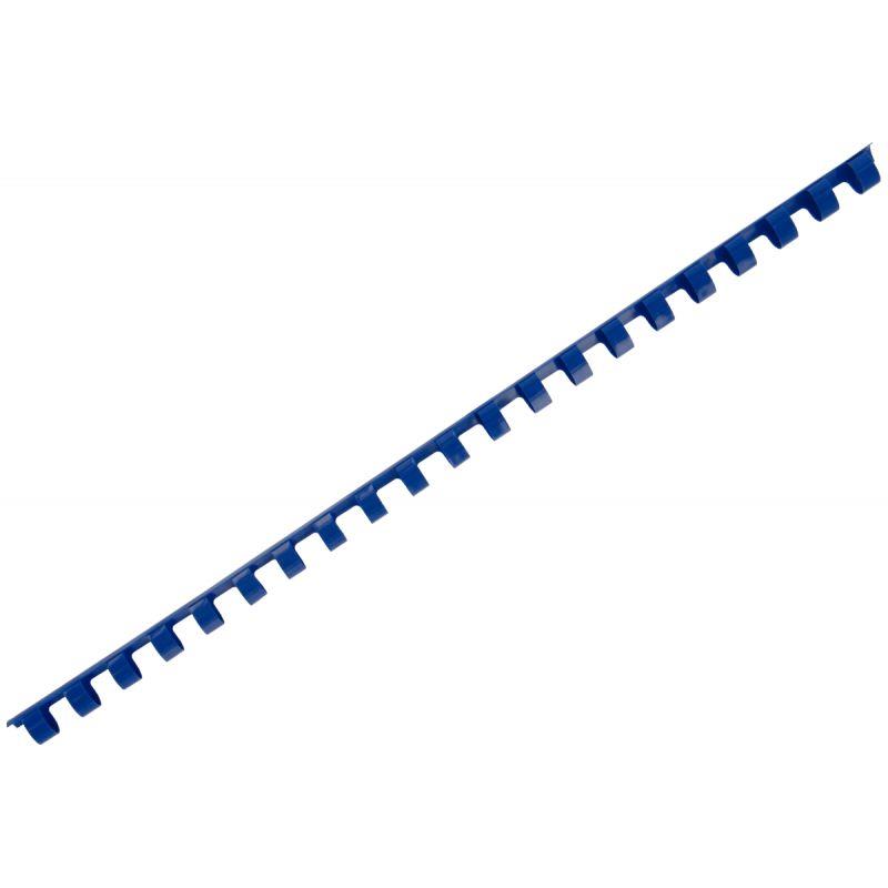 Image de  Boîte de 100 reliures plastiques couleur Ø 10mm bleu 