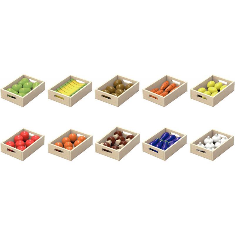 Image de  Superfood set en bois, 10 cagettes 