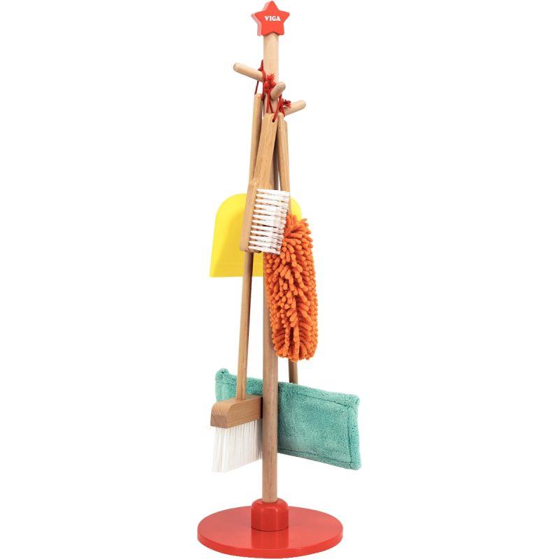 Image de  Kit de nettoyage en bois, 6 pièces 