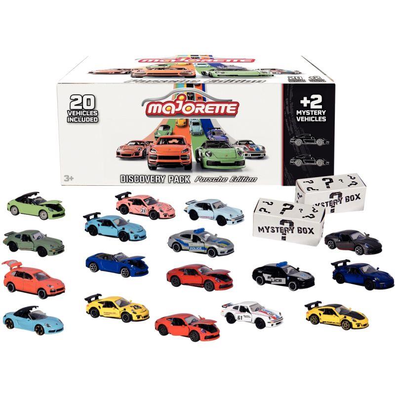Image de  Coffret MAJORETTE Porsche, 22 véhicules 