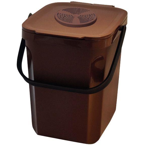 Image de  Composteur avec filtre 10L marron 