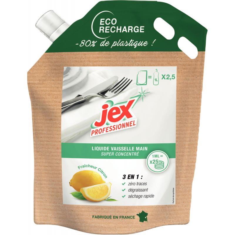 Image de  Eco-recharge 2,5L liquide vaisselle JEX PROFESSIONNEL citron 