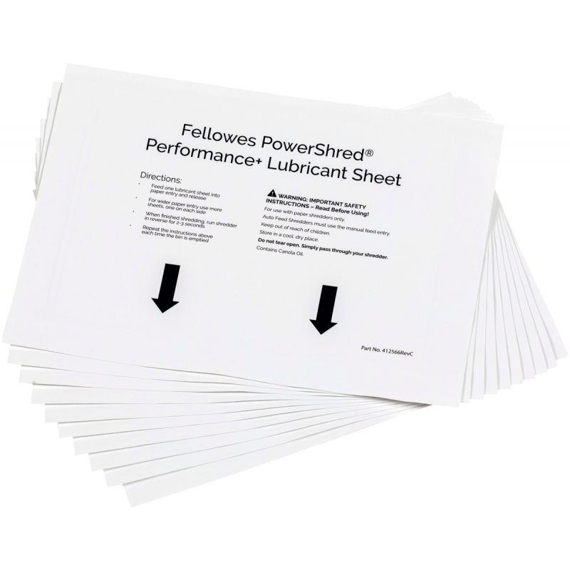 Image de  Paquet de 10 feuilles pré-lubrifiées pour destructeurs 