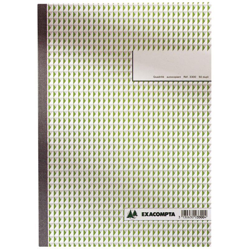 Image de  Manifold NCR quadrillé 5x5 format  297X210mm 50 dupli autocopiants 