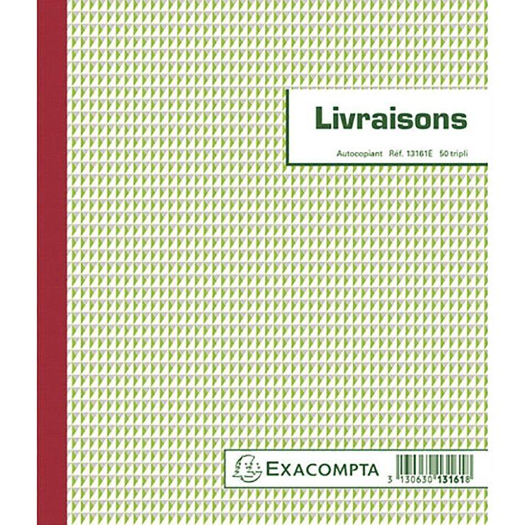 Image de  Manifold Bons de livraison NCR format 21 x 18 cm 50 triplicatas autocopiants 