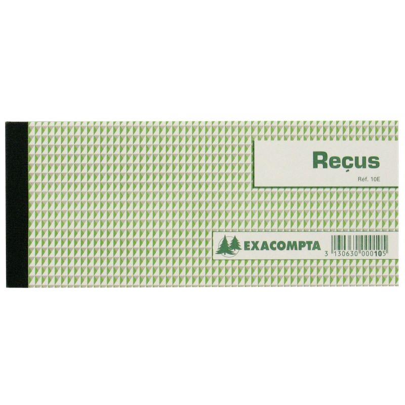 Image de  Carnet de 50 reçus, format 9 x 13 cm 