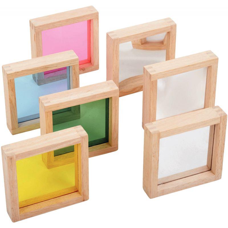 Image de  Boite de 7 carrés colorés 