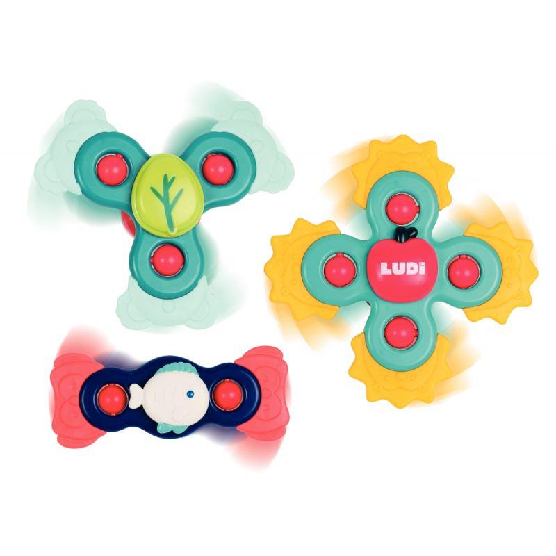 Image de  Baby spinners à ventouse, 3 pièces 