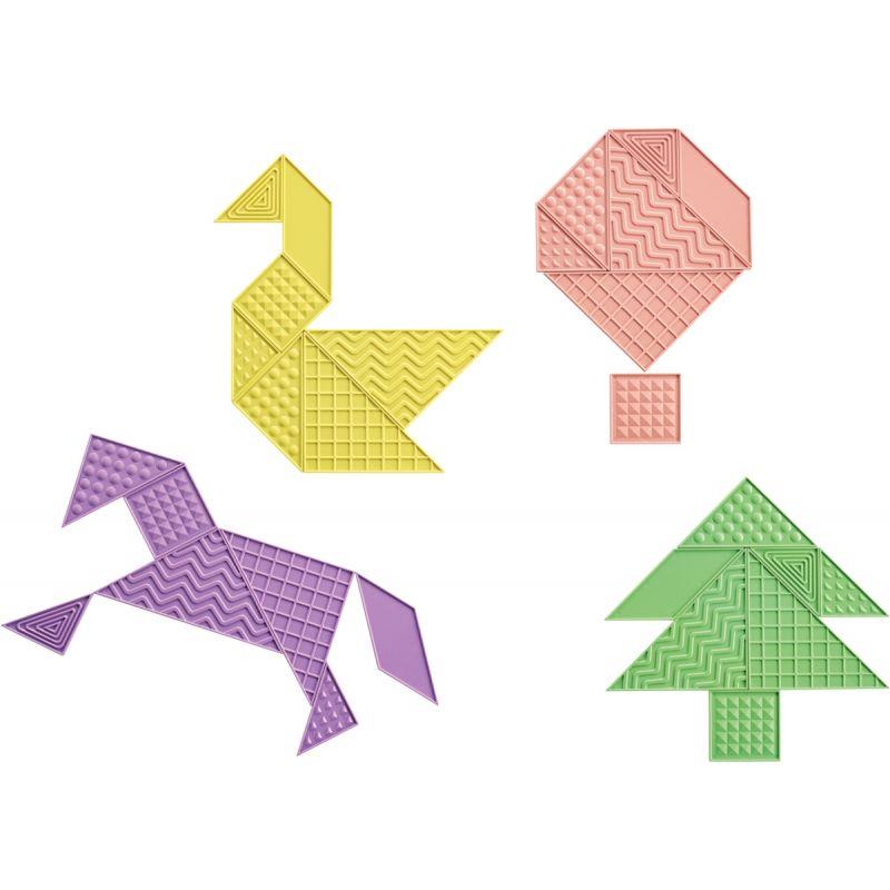 Image de  Boite de 35 pièces tangram tactiles 