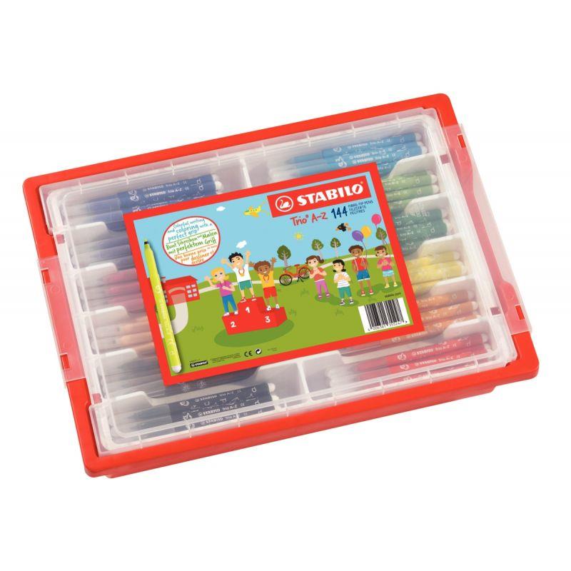 Image de  Classpack de 144 feutres Trio A-Z dont 24 gratuits 
