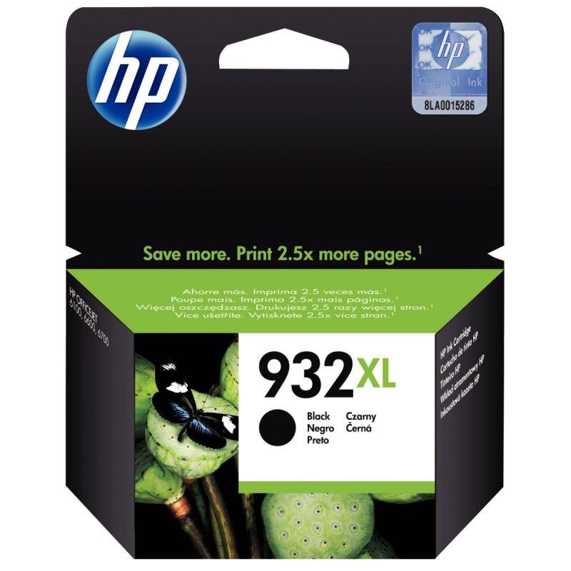 Image de  HP 932XL cartouche d''encre noire grande capacité authentique (CN053AE) 
