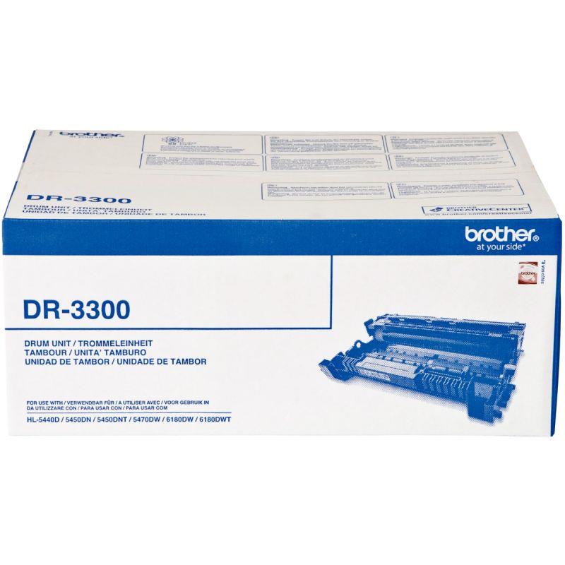 Image de  Brother DR3300 tambour laser noir authentique 