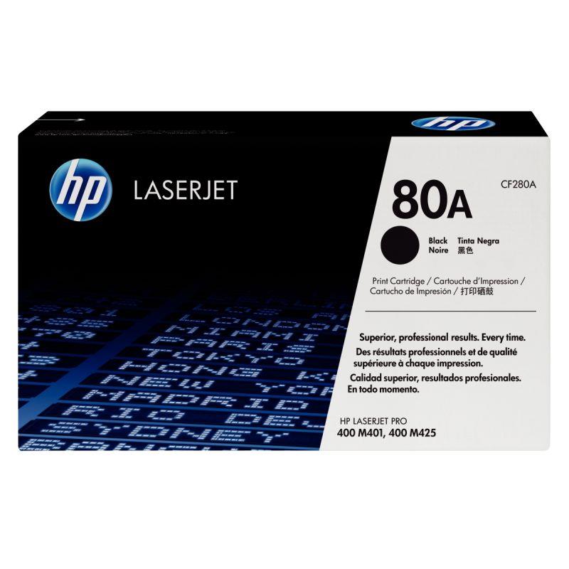 Image de  HP 80A toner noir authentique (CF280A) 