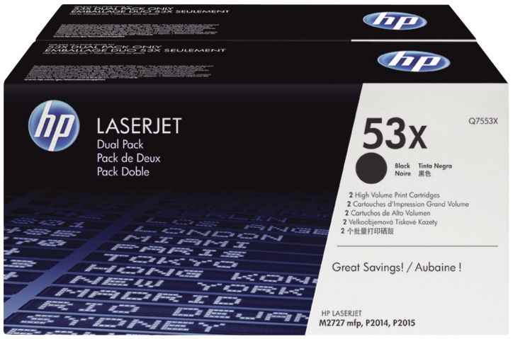 Image de  Cartouche laser à la marque HP Q7553XD noir haute capacité. 