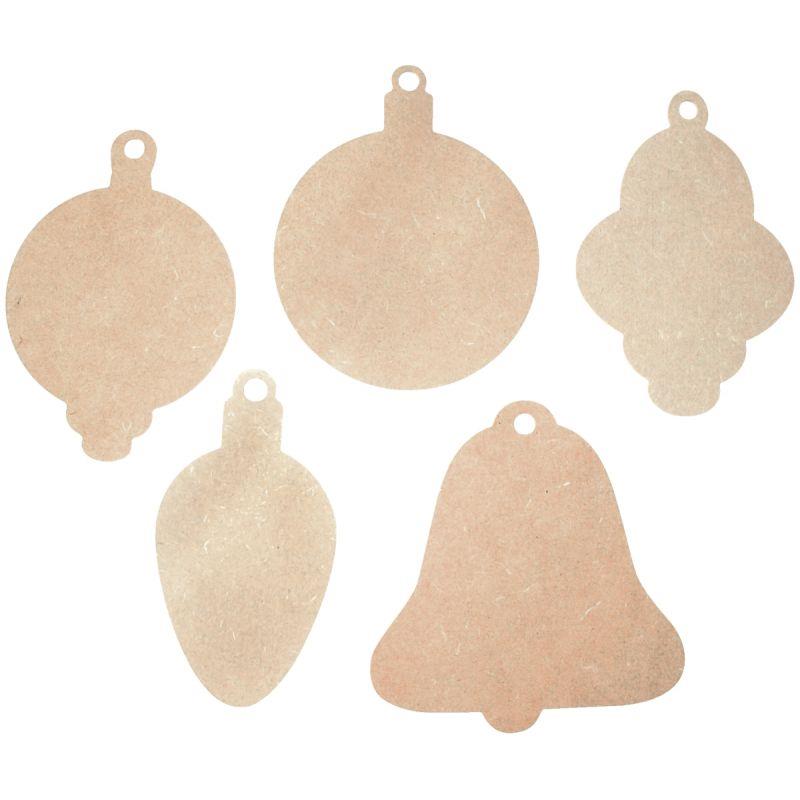 Image de  Lot de 50 maxi décorations de Noël à suspendre, assortiment 1 