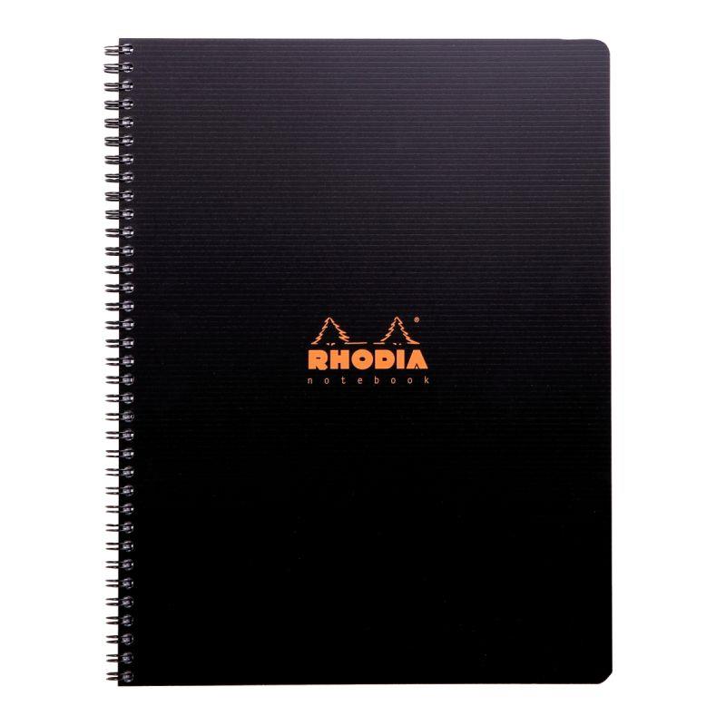Image de  Cahier RHODIACTIVE Notebook 160 pages perforées, couverture polypropylène, format A4+, quadrillé 5x5 