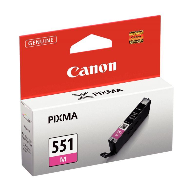 Image de  Canon 551 cartouche jet d''encre magenta authentique (CLI551M) 