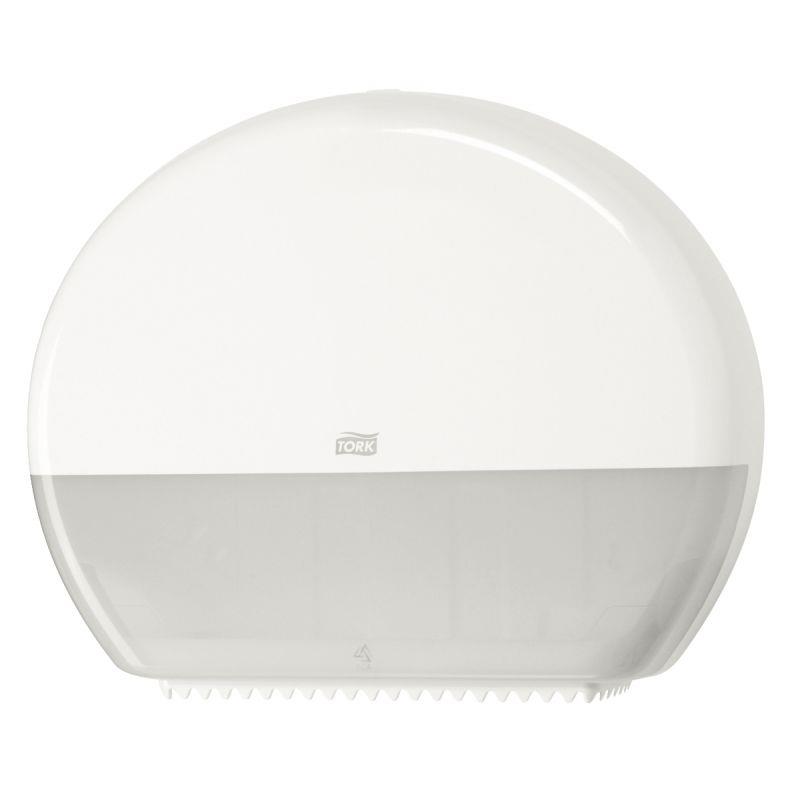 Image de  Distributeur de papier hygiénique JUMBO T1 blanc 