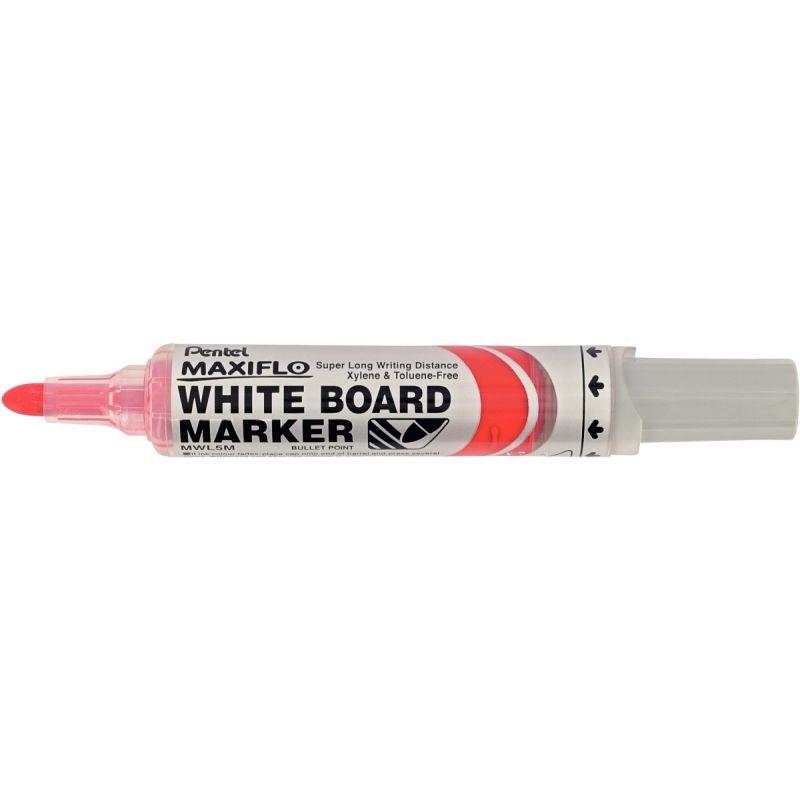 Image de  Marqueur tableau blanc Maxiflo pointe ogive 6mm rouge 