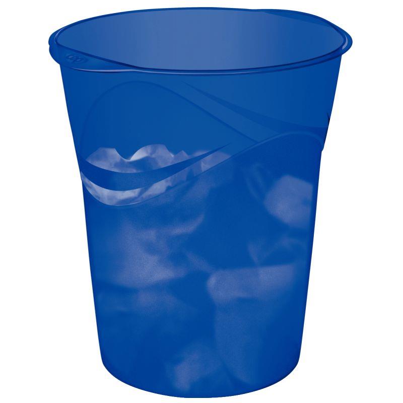 Image de  Corbeille à papier HAPPY 14L bleu électrique 