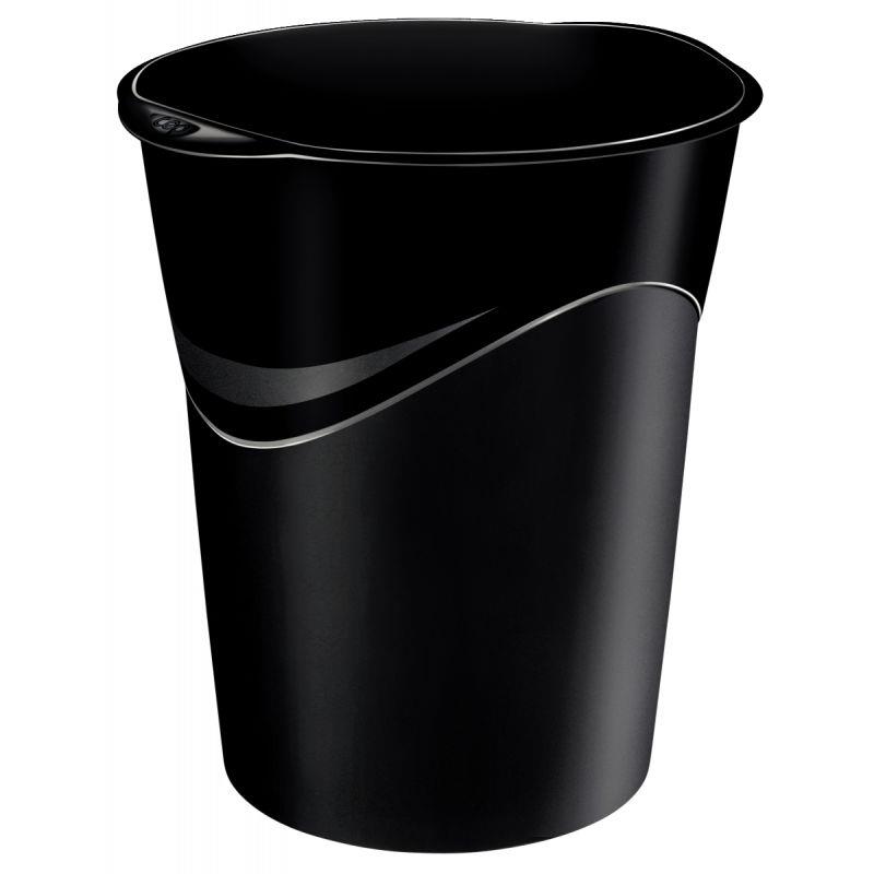 Image de  Corbeille à papier GREEN SPIRIT 14L noire 