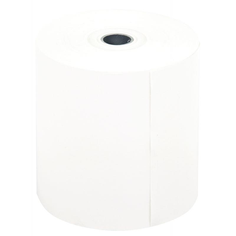 Image de  Lot de 10 bobines de papier thermique 80 x 72 x 76 m, papier 48 grammes sans bisphénol A 