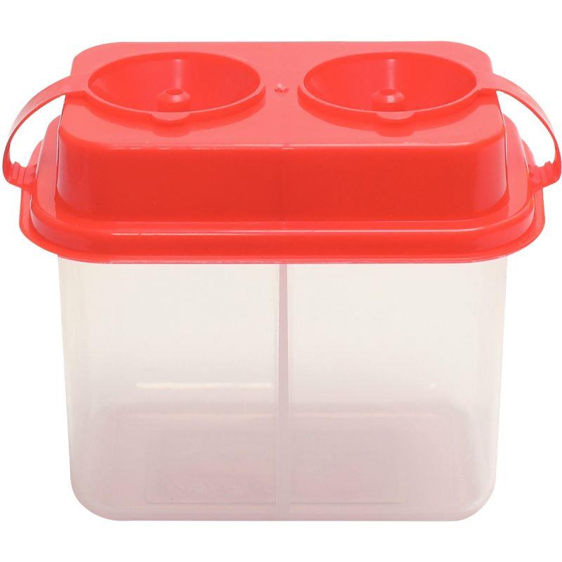 Image de  Pot anti verse double compartiment 2 x 170ml 
