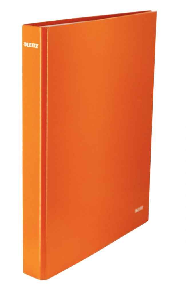 Image de  Classeur 4 anneaux WOW diamètre 25mm, dos 35mm. A4+ coloris orange. 