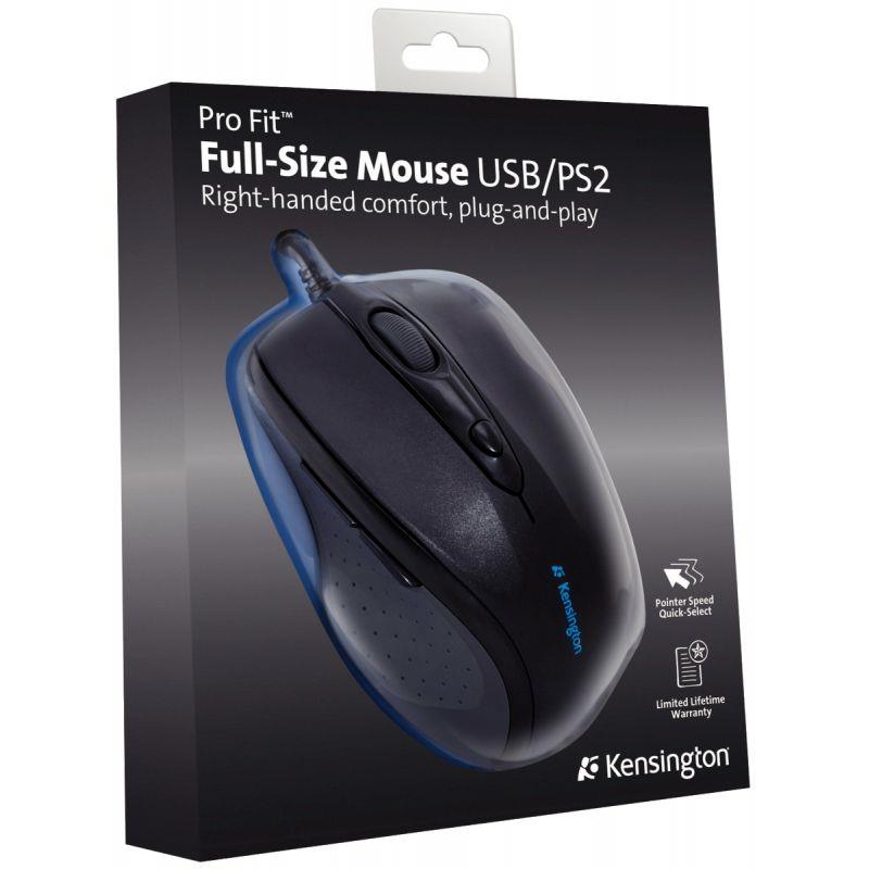 Image de  Souris filare pour droitier Kensington Pro Fit couleur noir 