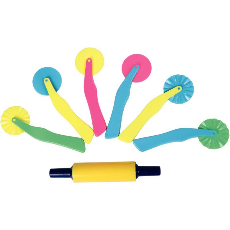Image de  Lot de 6 roulettes pour pâte à modeler 