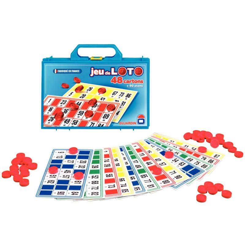 Image de  Malette jeu du loto avec 48 cartes 