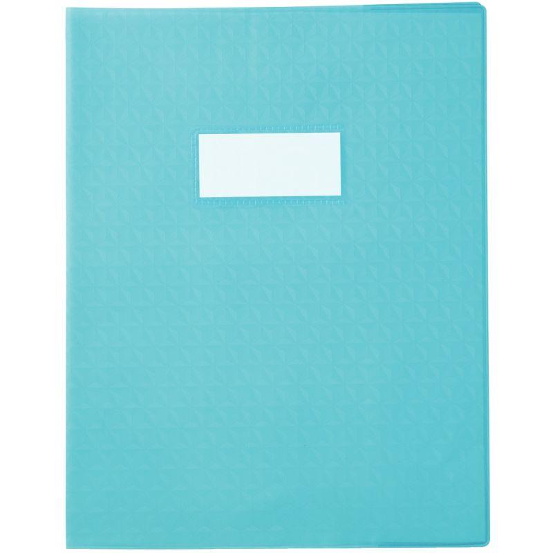Image de  Paquet de 30 protège-cahiers grain 10/100ème format 17 x 22 cm coloris bleu ciel 