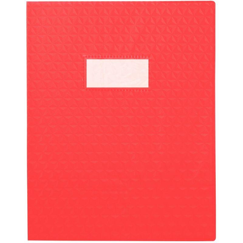 Image de  Paquet de 30 protège-cahiers grain 10/100ème format 17 x 22 cm coloris rouge 