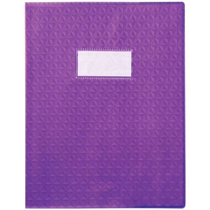 Image de  Paquet de 30 protège-cahiers grain 10/100ème format 17 x 22 cm coloris violet 